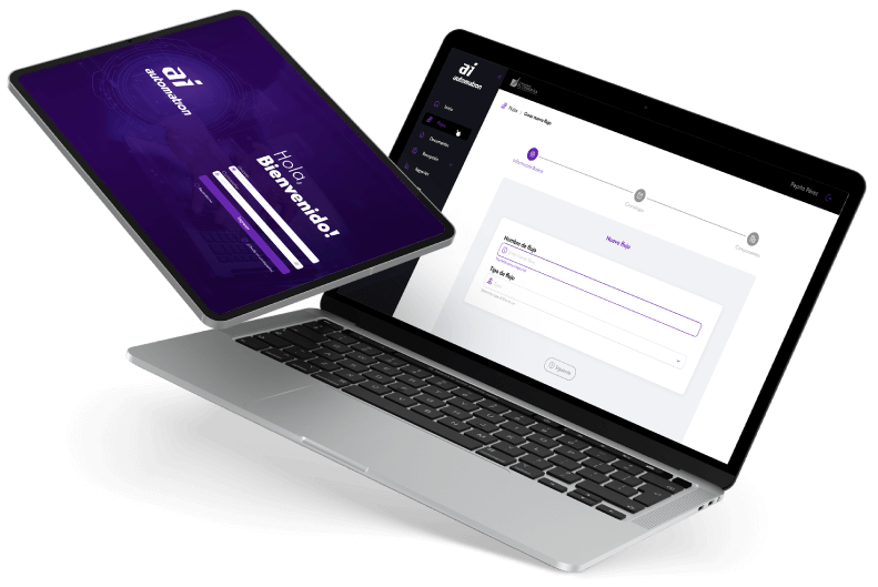 Plataforma de AI Automation, ilustrando la evolución de productos mínimos viables hacia soluciones innovadoras en la transformación digital.
