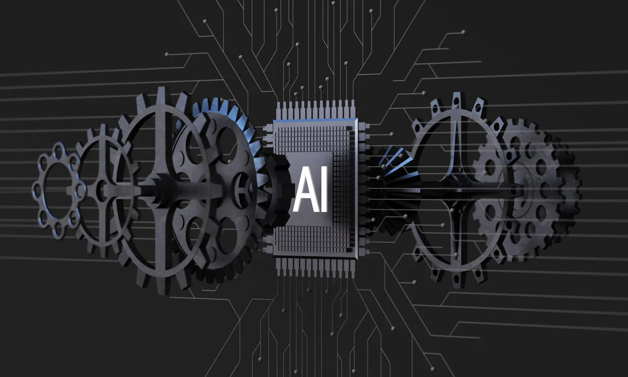 Representación de cómo funciona la inteligencia artificial y sus componentes