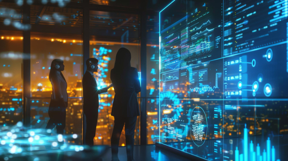 Empresarios comprendiendo las ventajas de los datos sintéticos para la IA